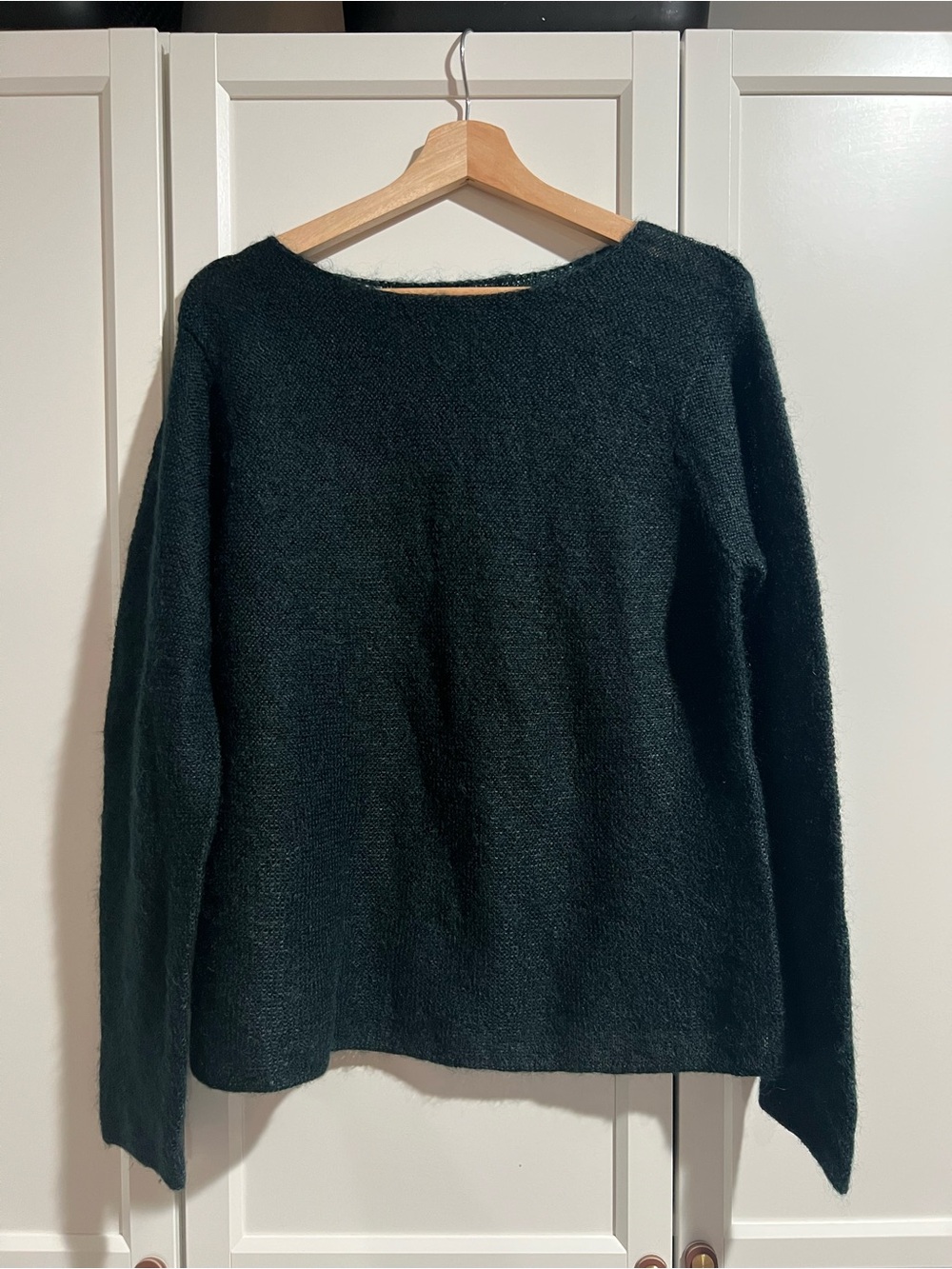 Eileen Fisher Mohair Green Sweater